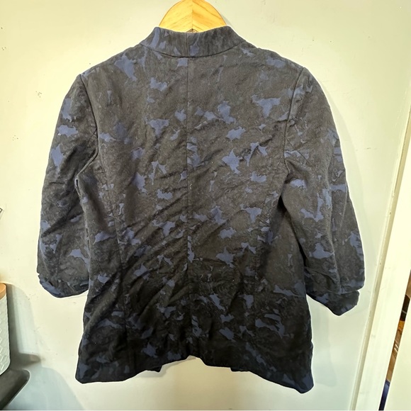 Aritzia BABATON Macauley 3/4 Rolled Sleeve Jacquard Print Blazer - Picture 6 of 8